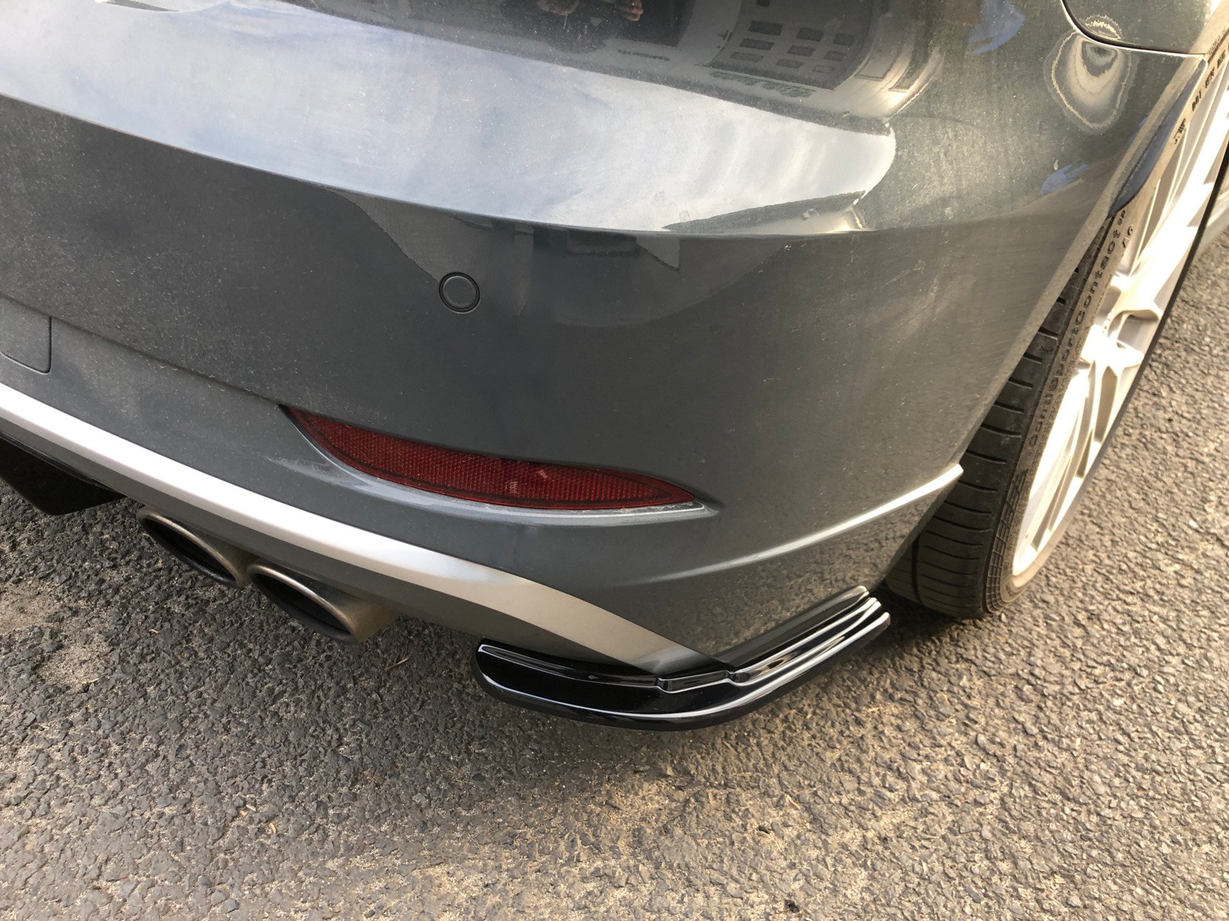 Rear Side Splitters Audi S3 8V Facelift Sportback (2017-2020) - 3