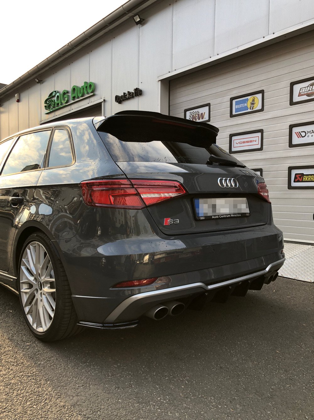 Rear Side Splitters Audi S3 8V Facelift Sportback (2017-2020) - 2