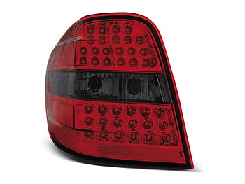 MERCEDES M-CLASS W164 05-08 RED SMOKE LED TAILLIGHTS