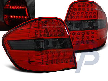 MERCEDES M-CLASS W164 05-08 RED WHITE LED TAILLIGHTS