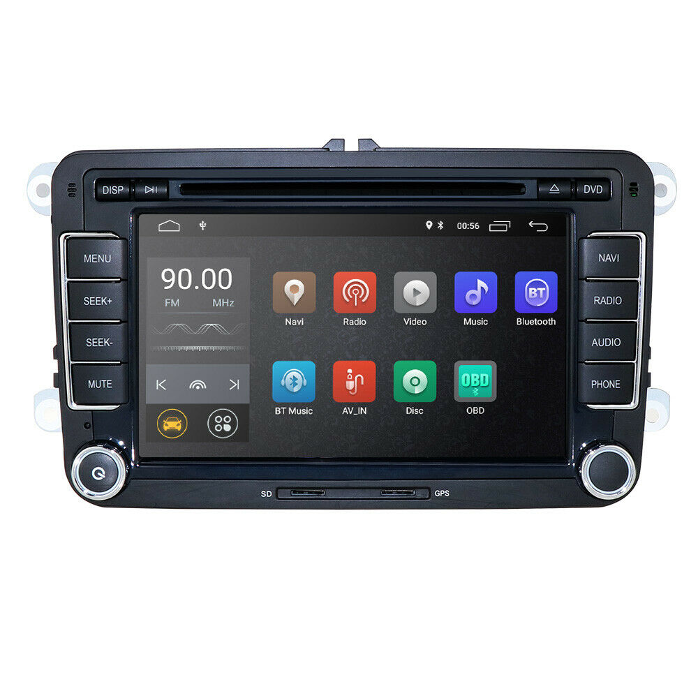 7" VW  MODELLANPASSAD HUVUDENHET ANDROID