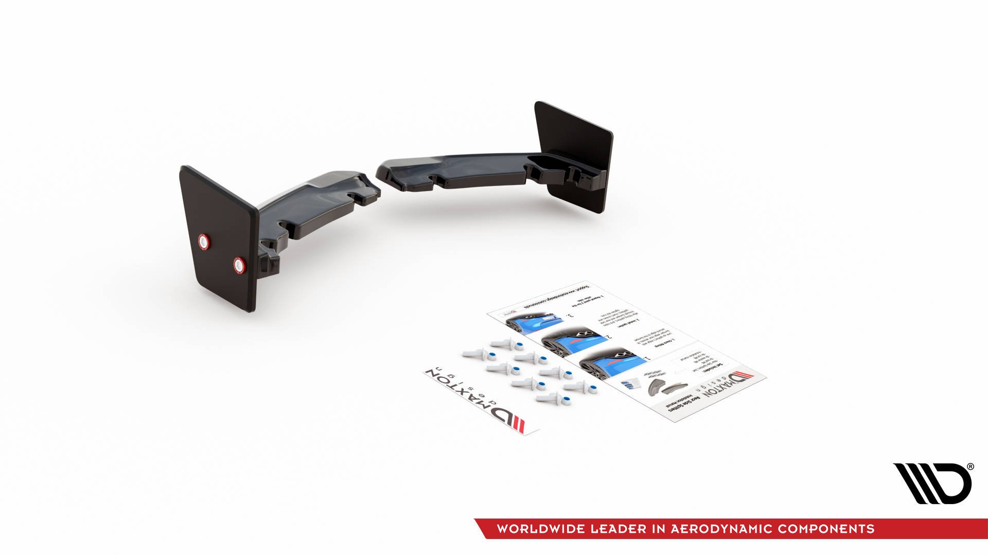 Rear Side Splitters V.2 + Flaps Toyota GR Yaris Mk4 - 7