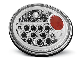 VW NEW BEETLE 10.98-05 CHROME LED TAILLIGHTS