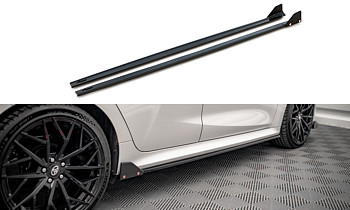 Side Skirts Diffusers V.1 + Flaps Toyota Yaris Mk4