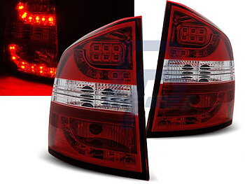 SKODA OCTAVIA II KOMBI 03.04- BLACK LED TAILLIGHTS