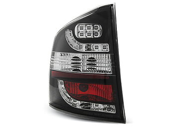 SKODA OCTAVIA II KOMBI 03.04- BLACK LED TAILLIGHTS