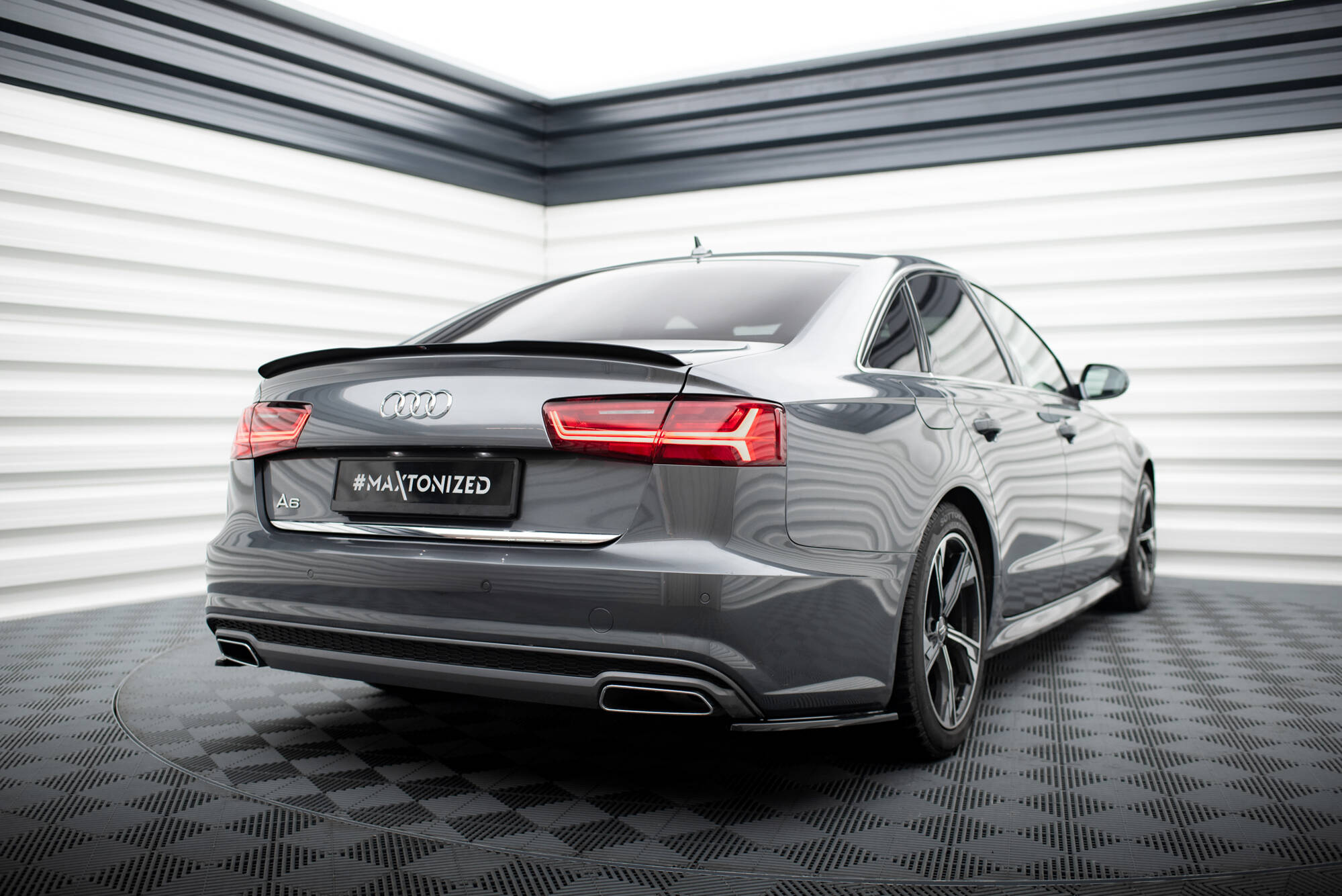 Spoiler CAP Audi A6 / A6 S-line C7 / C7 FL Sedan - 2