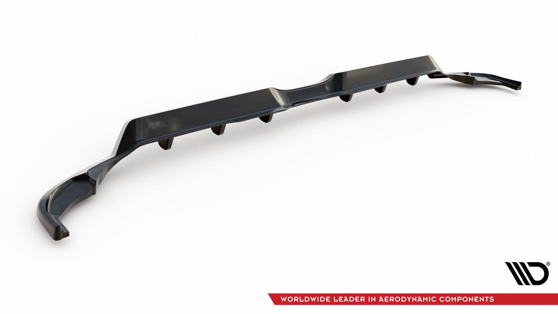 Central Rear Splitter V.2 (Vertical Bars) Toyota Yaris Mk4 - 6