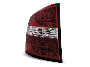 SKODA OCTAVIA II KOMBI 03.04- RED WHITE LED TAILLIGHTS