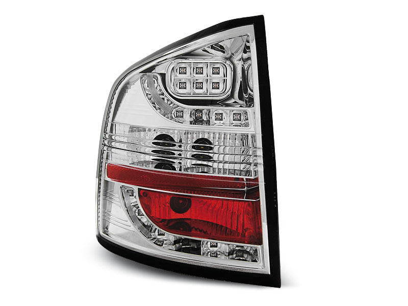SKODA OCTAVIA II KOMBI 03.04- CHROME LED TAILLIGHTS