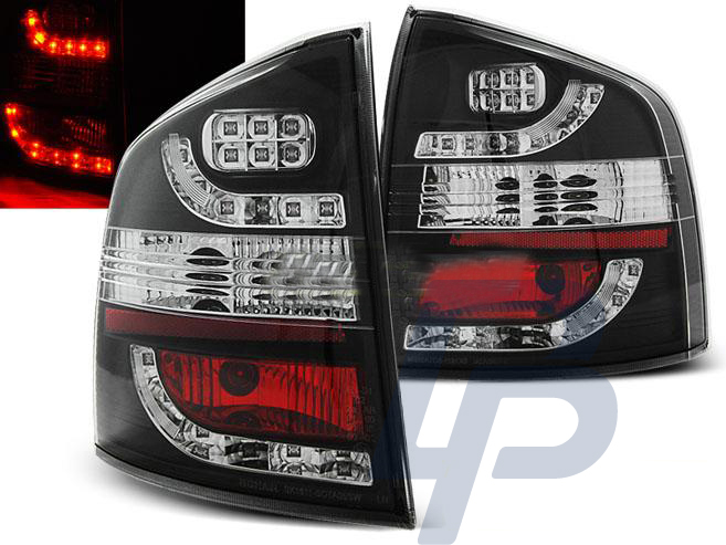 SKODA OCTAVIA II KOMBI 03.04- CHROME LED TAILLIGHTS - 2