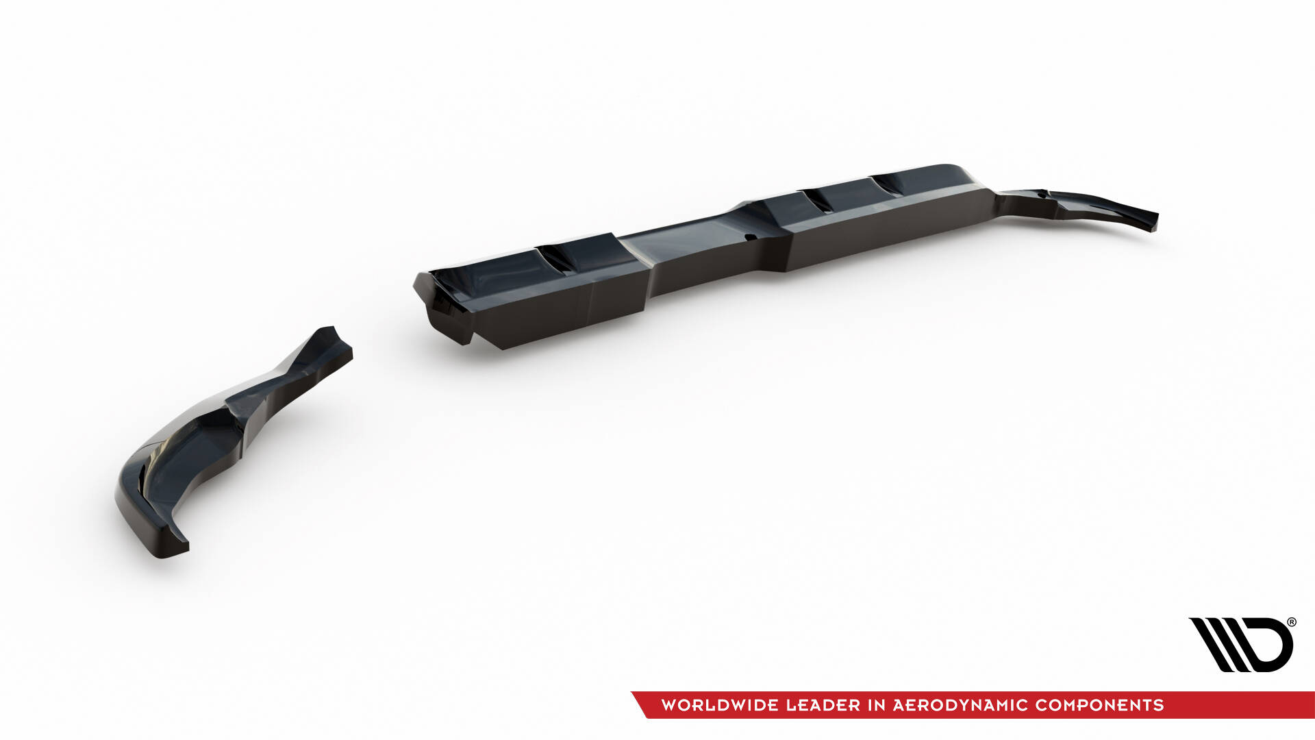 Central Rear Splitter (Vertical Bars) Toyota Yaris GR Sport Mk4 - 6