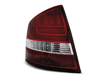 SKODA OCTAVIA II SEDAN 03.04- RED WHITE LED TAILLIGHTS BAR