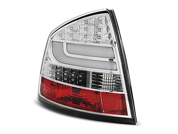 SKODA OCTAVIA II SEDAN 03.04- CHROME LED TAILLIGHTS BAR