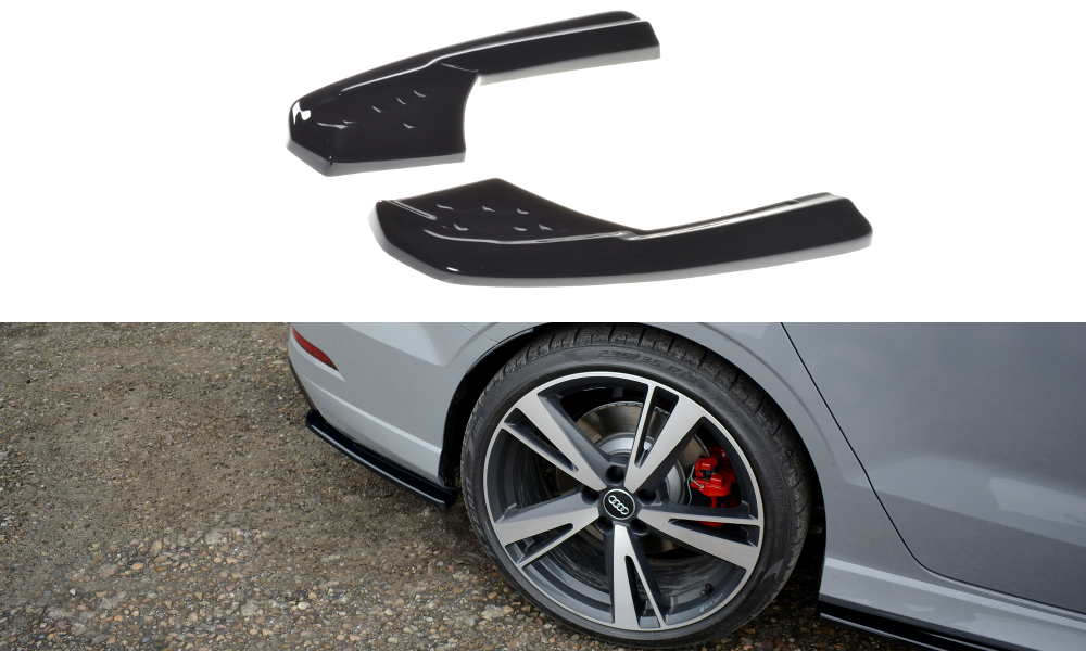 Rear Side Splitters Audi RS3 8V Facelift Sedan (2017-2020)