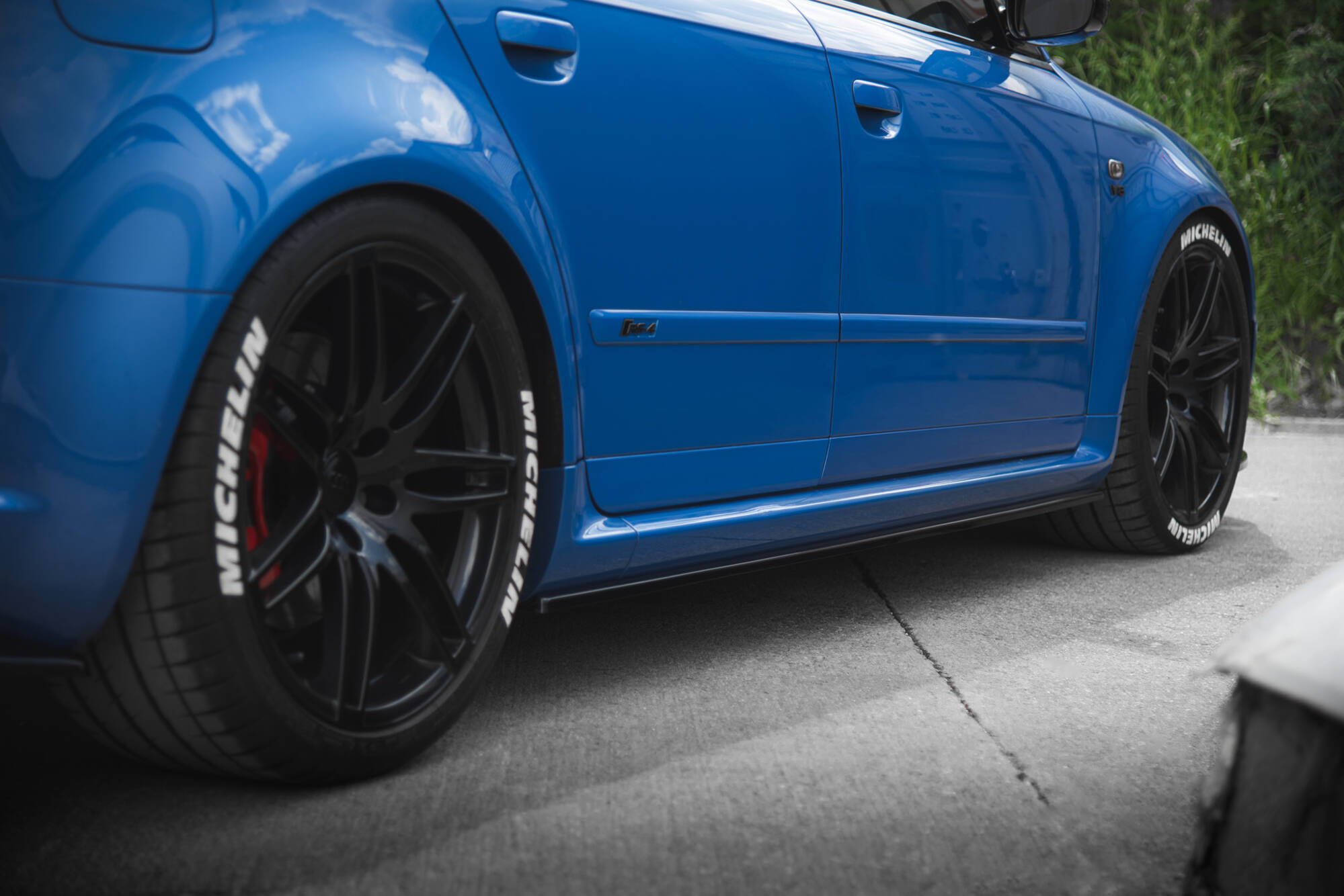 Side Skirts Splitters Audi RS4 B7 - 4