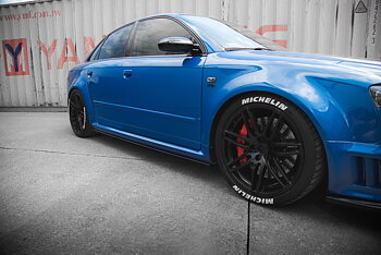 Side Skirts Splitters Audi RS4 B7
