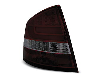 SKODA OCTAVIA II SEDAN 03.04- RED SMOKE LED TAILLIGHTS BAR