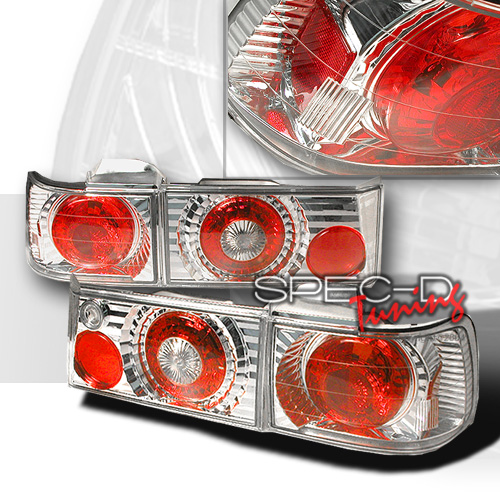 HONDA ACCORD 92-93 TAILLIGHTS CHROME [SR]