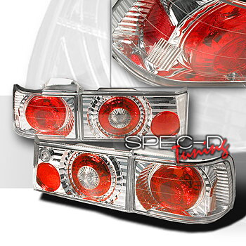 HONDA ACCORD 92-93 TAILLIGHTS CHROME [SR]