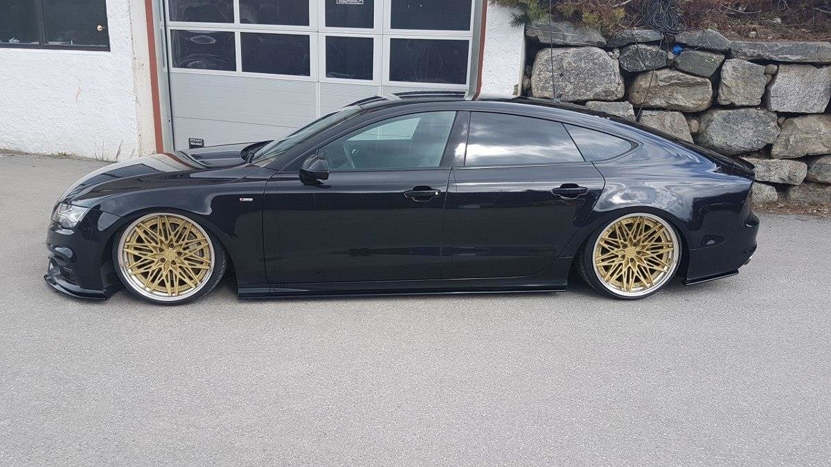 Side Skirts Diffusers Audi S7 / A7 S-line C7 - 3