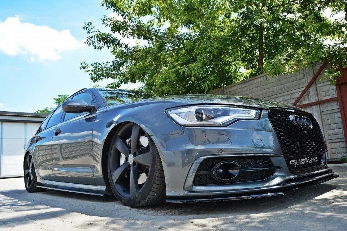 Side Skirts Diffusers Audi S6 / A6 C7 S-line (2011-2014) - 3