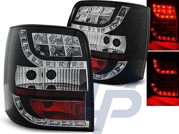 VW PASSAT 3BG 00-04 VARIANT SVARTA LED BAKLAMPOR