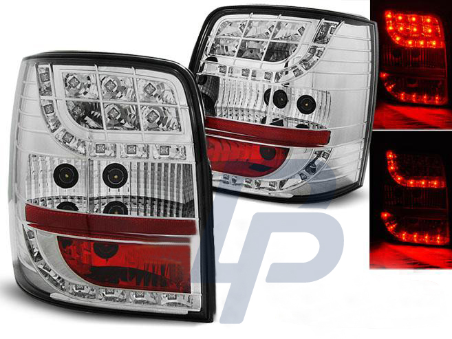 VW PASSAT 3BG 00-04 VARIANT CHROME LED TAILLIGHTS - 2