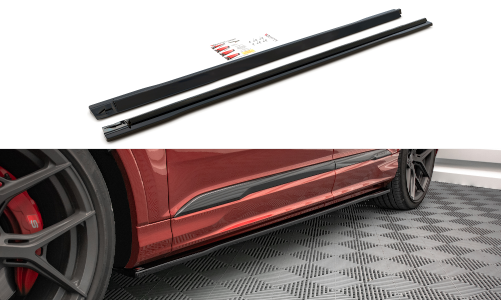 Side Skirts Diffusers Audi SQ7 /Q7 S-line MK2 (4M) Facelift (2019-)