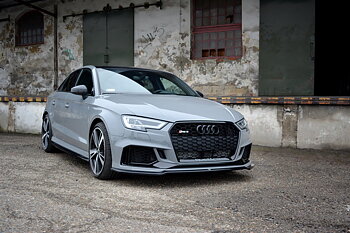 FRONT SPLITTER V.2 SUITABLE FOR AUDI RS3 SEDAN 8V FACELIFT – MAXTON DESIGN