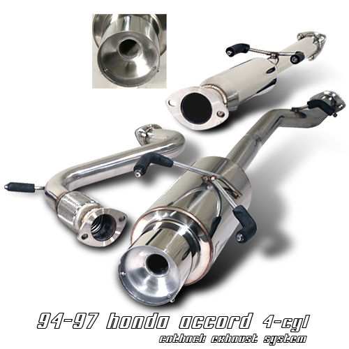 HONDA ACCORD 94-97 2D 4 CYL STAINLESS CATBACK EXHAUST SYSTEM