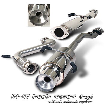 HONDA ACCORD 94-97 2D 4 CYL STAINLESS CATBACK EXHAUST SYSTEM