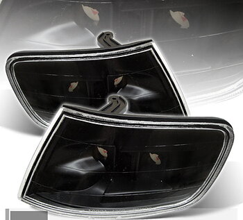 HONDA ACCORD 94-97 2D CORNER LIGHTS BLACK [SR]