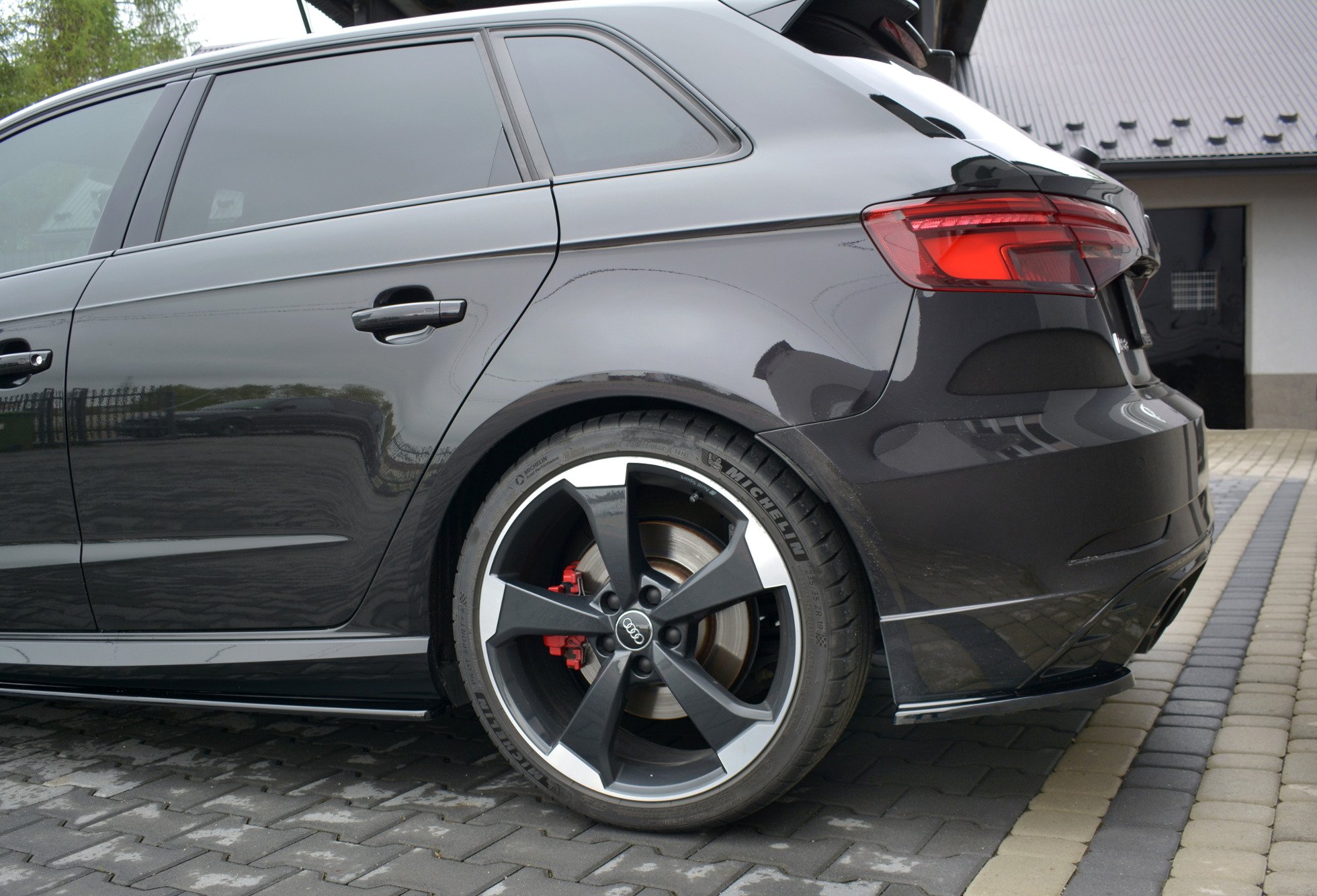 Rear Side Splitters Audi RS3 8V Facelift Sportback - 3