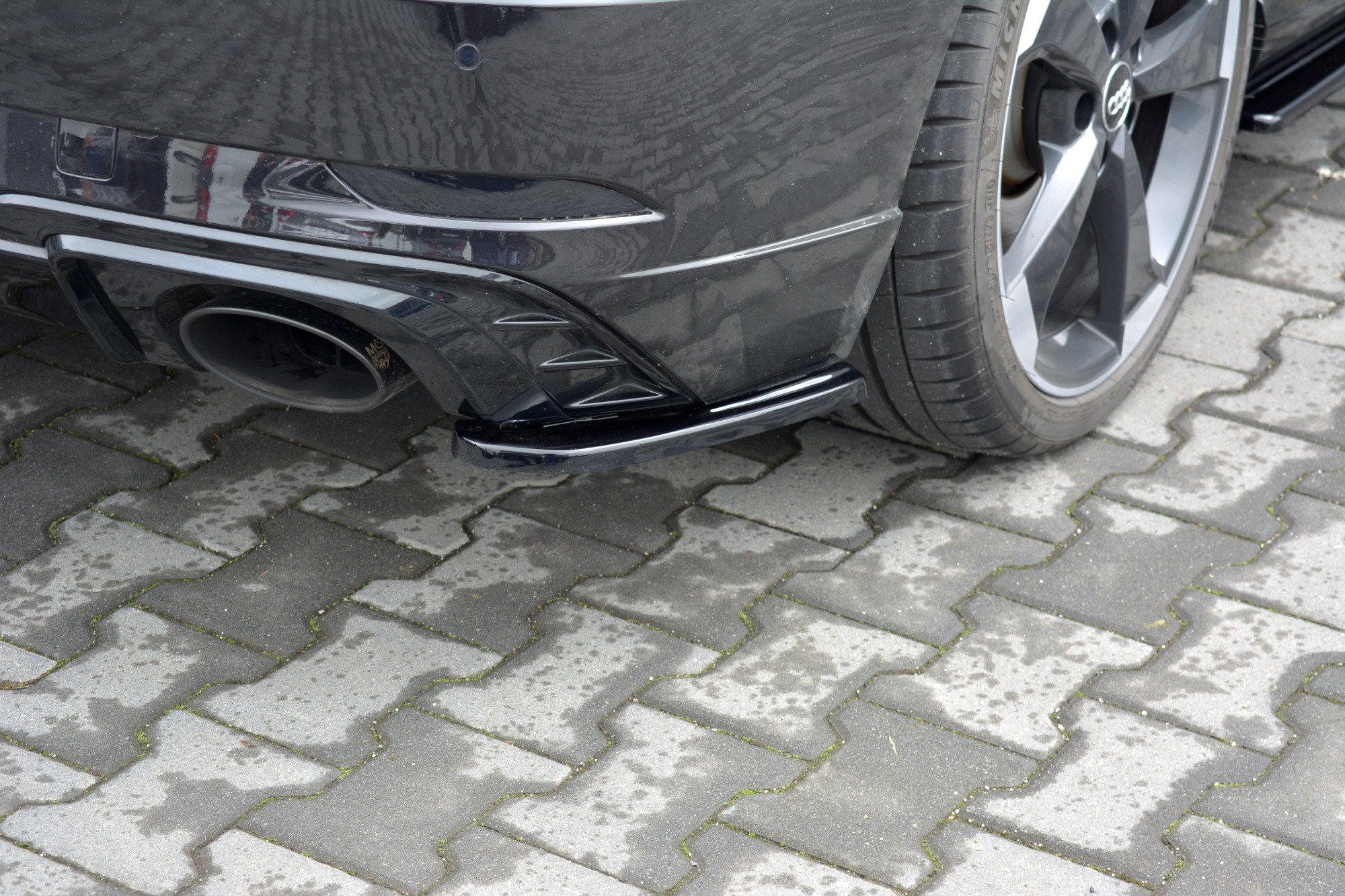Rear Side Splitters Audi RS3 8V Facelift Sportback - 4