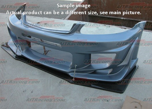 AIT UNIVERSAL FRONT CARBON SPLITTER SQUARE CORNERS 174X55CM - 2