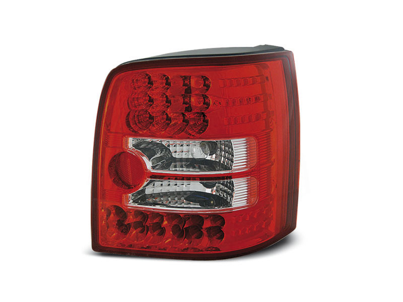 VW PASSAT B5 11.96-08.00 VARIANT RED WHITE LED TAILLIGHTS