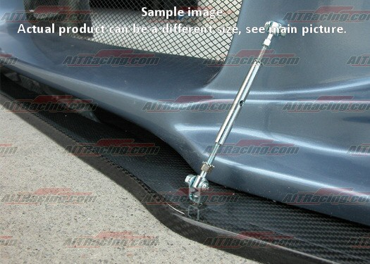 AIT UNIVERSAL FRONT CARBON SPLITTER ROUND CORNERS 180X76CM - 3