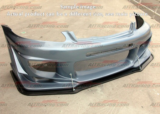 AIT UNIVERSAL FRONT CARBON SPLITTER ROUND CORNERS 180X76CM - 2