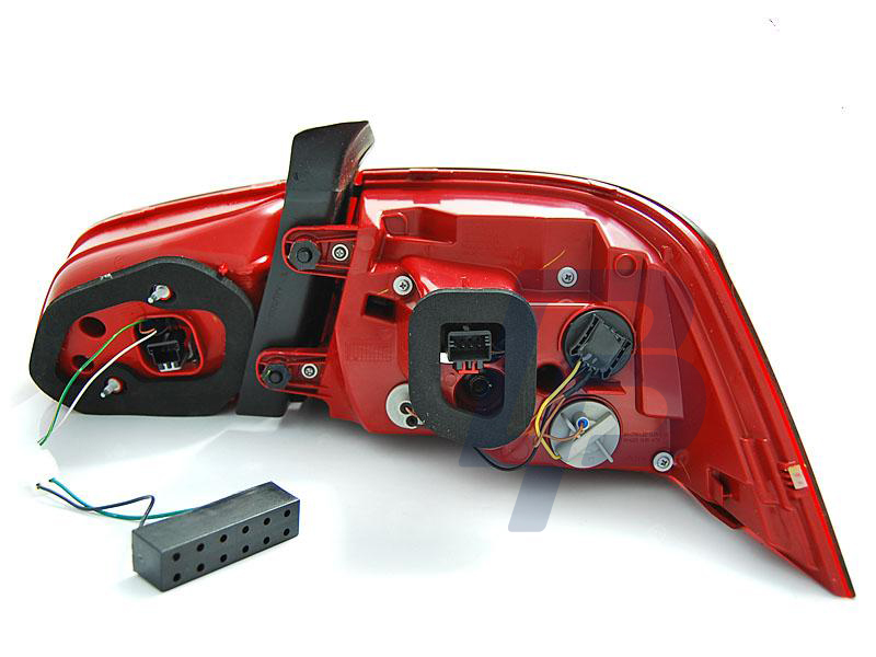 VW PASSAT B7 SEDAN 10.10-10.14 RED SMOKE LED TAILLIGHTS - 4