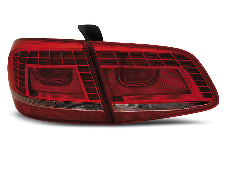 VW PASSAT B7 SEDAN 10.10-10.14 RED WHITE LED TAILLIGHTS