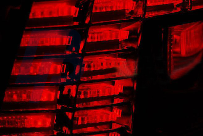 VW PASSAT B7 SEDAN 10.10-10.14 RED WHITE LED TAILLIGHTS - 4