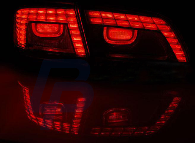 VW PASSAT B7 SEDAN 10.10-10.14 RED WHITE LED TAILLIGHTS - 5