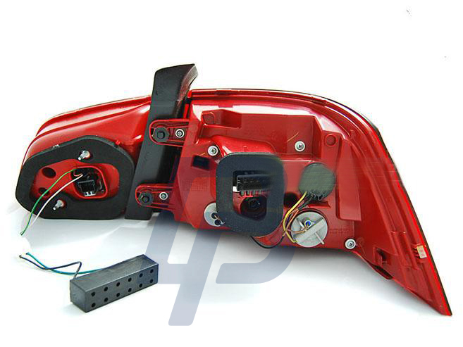 VW PASSAT B7 SEDAN 10.10-10.14 RED WHITE LED TAILLIGHTS - 3
