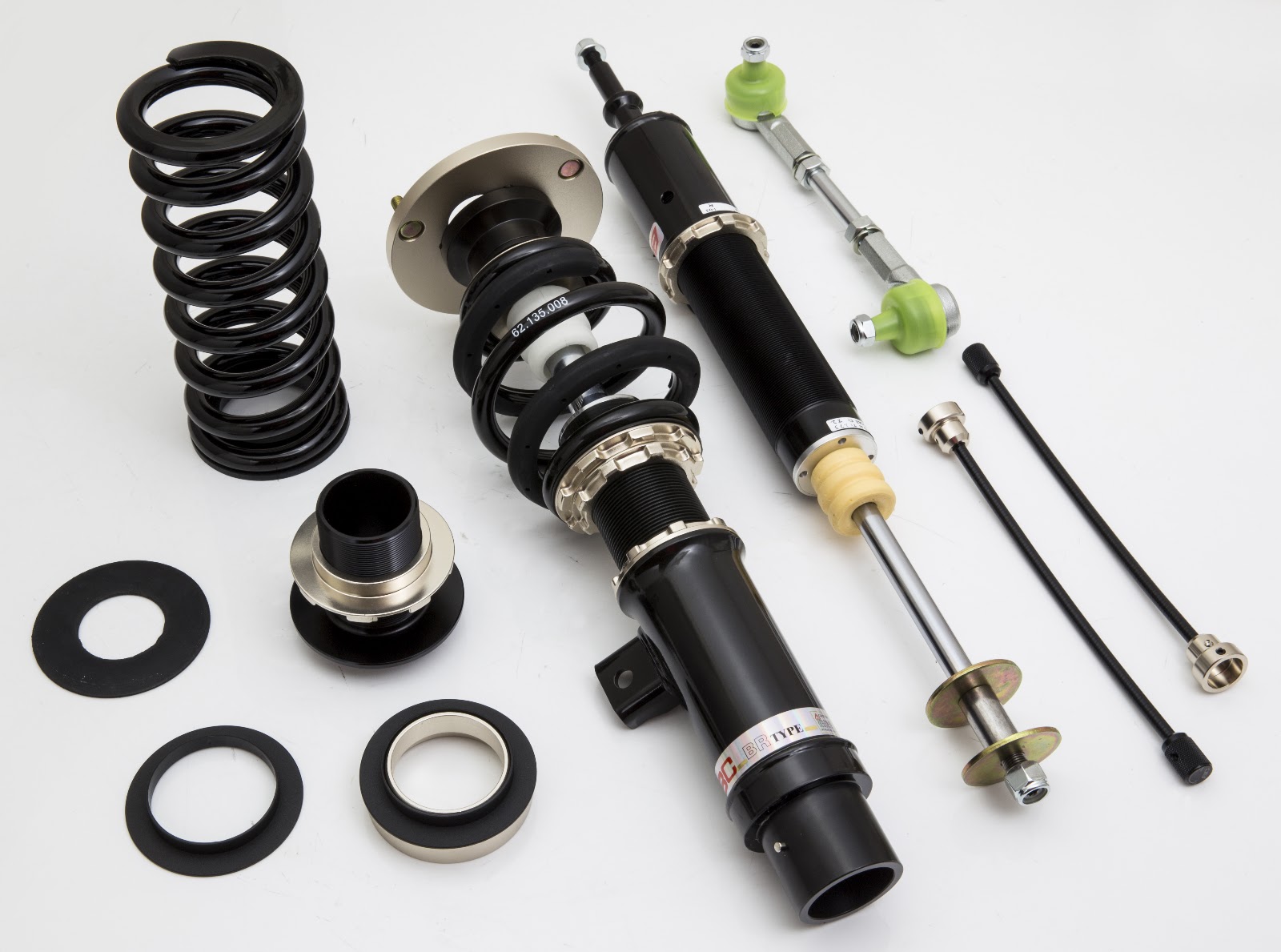 BC RACING BR RA COILOVER KIT FOR BMW 3 SERIES (REMOVE STRUT BAR FOR HM) E90/E92 2005–2011 - 6