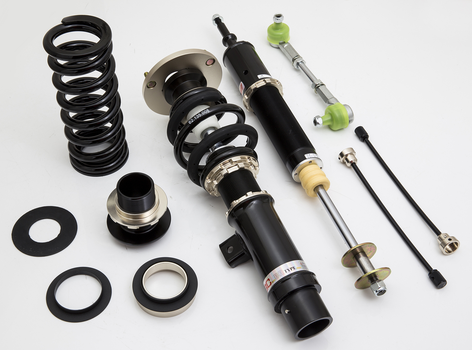 BC RACING BR RA COILOVER KIT FOR BMW 3 SERIES (REMOVE STRUT BAR FOR HM) E90/E92 2005–2011 - 5