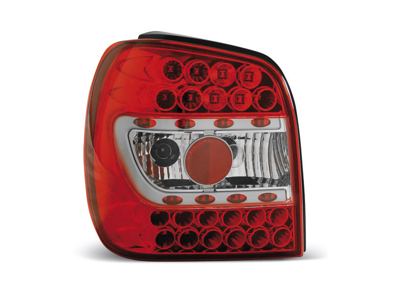VW POLO 6N 10.94-09.99 RED WHITE LED TAILLIGHTS