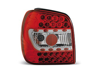 VW POLO 6N 10.94-09.99 RED WHITE LED TAILLIGHTS