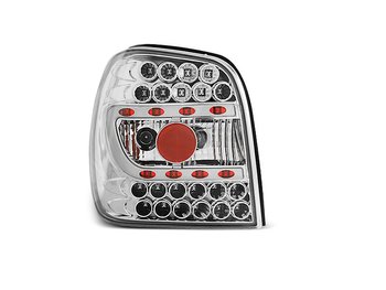 VW POLO 6N 10.94-09.99 CHROME LED TAILLIGHTS