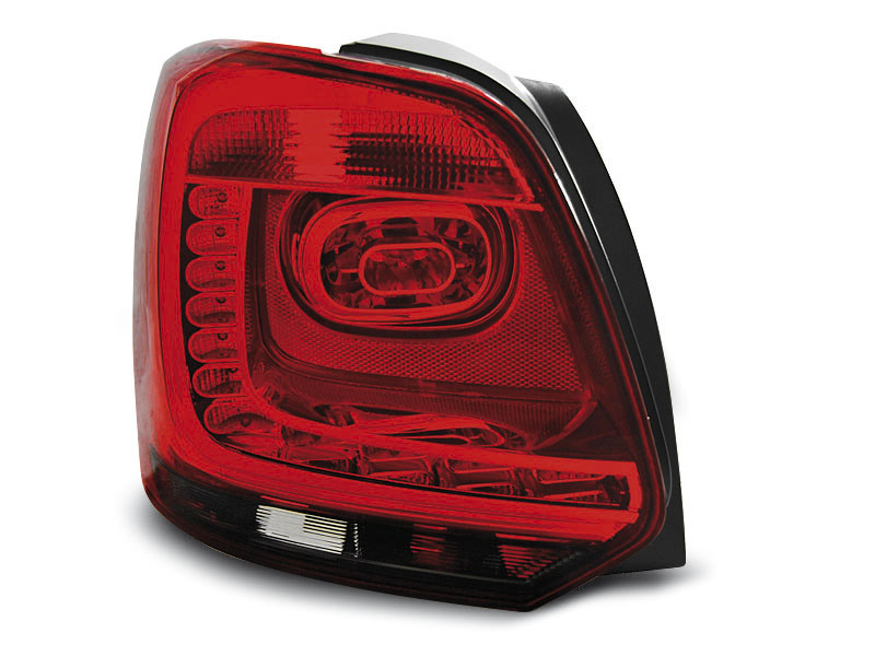 VW POLO 09-13 RED SMOKE LED TAILLIGHTS